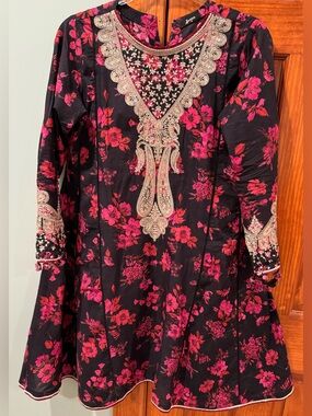Embroidered Floral Co Ord Set